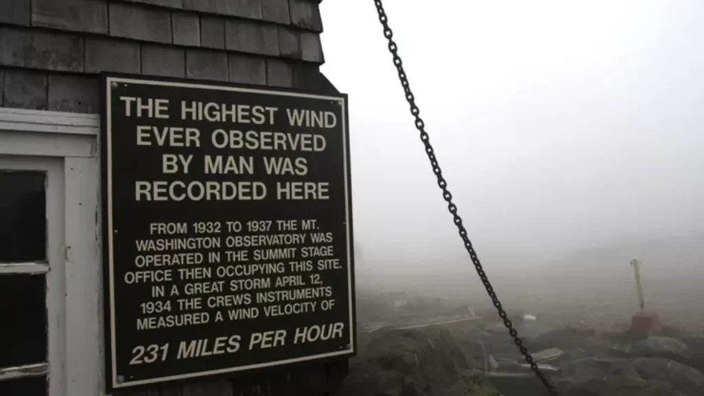 Lugares Mais Ventosos do Mundo - mount washington new hampshire
