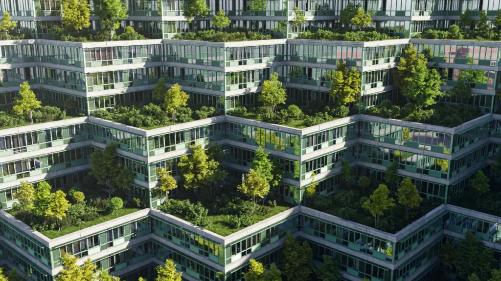 Edifícios com Telhado Verde